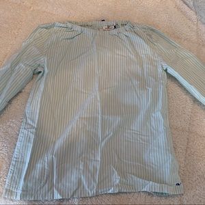 Vineyard vines kids L off the shoulder top